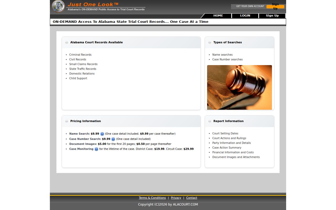Monroe County criminal court case search at Just One Look